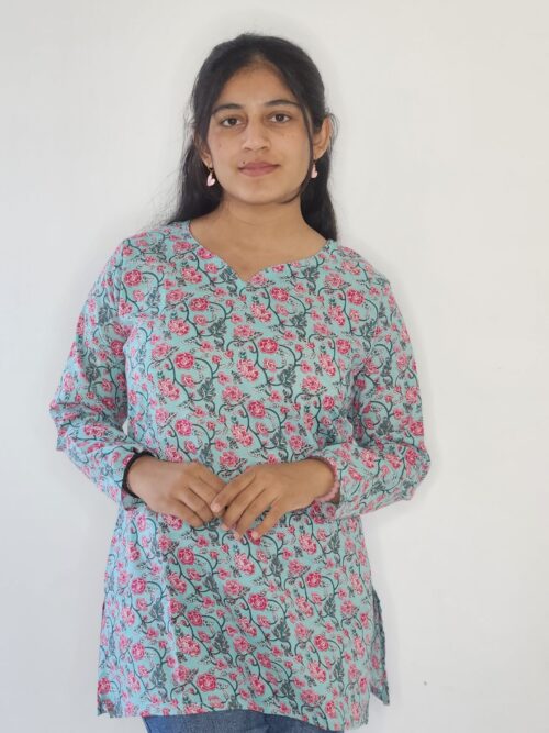 Bloomlight short cotton kurti