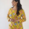 Pitambara - round v neck cotton kurti
