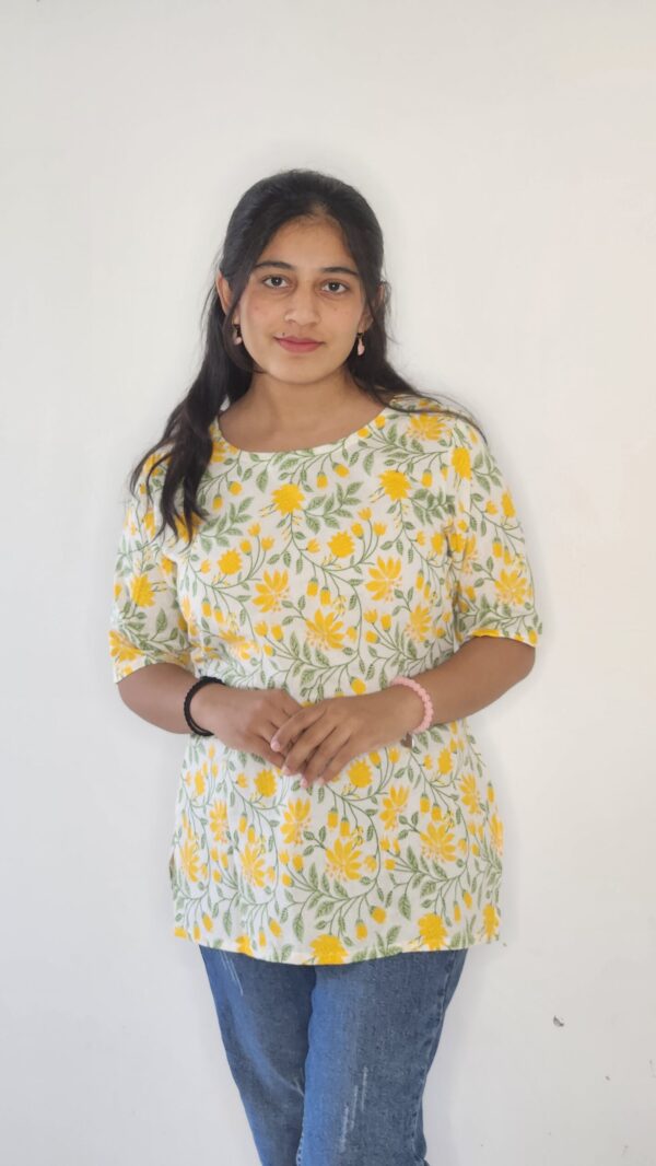 Gulbahar - round neck kurti