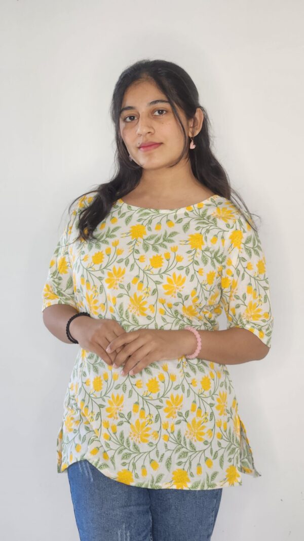 Gulbahar - round neck kurti