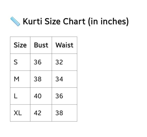 Phoolwari - round v neck kurti